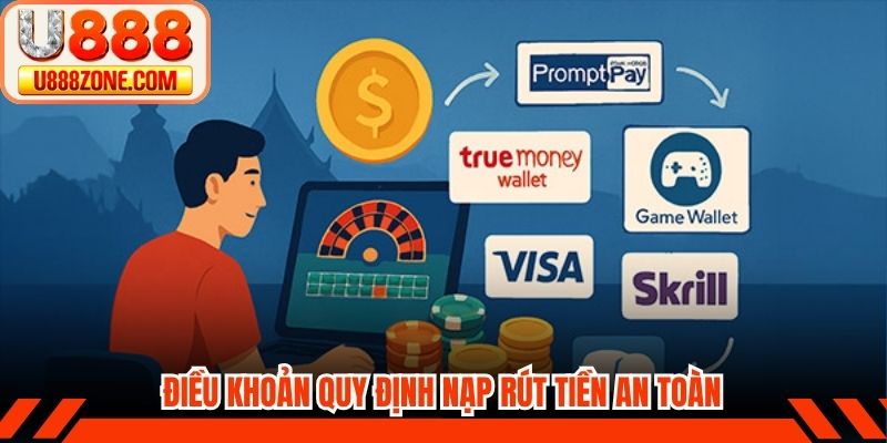 Điều khoản quy định nạp rút tiền an toàn